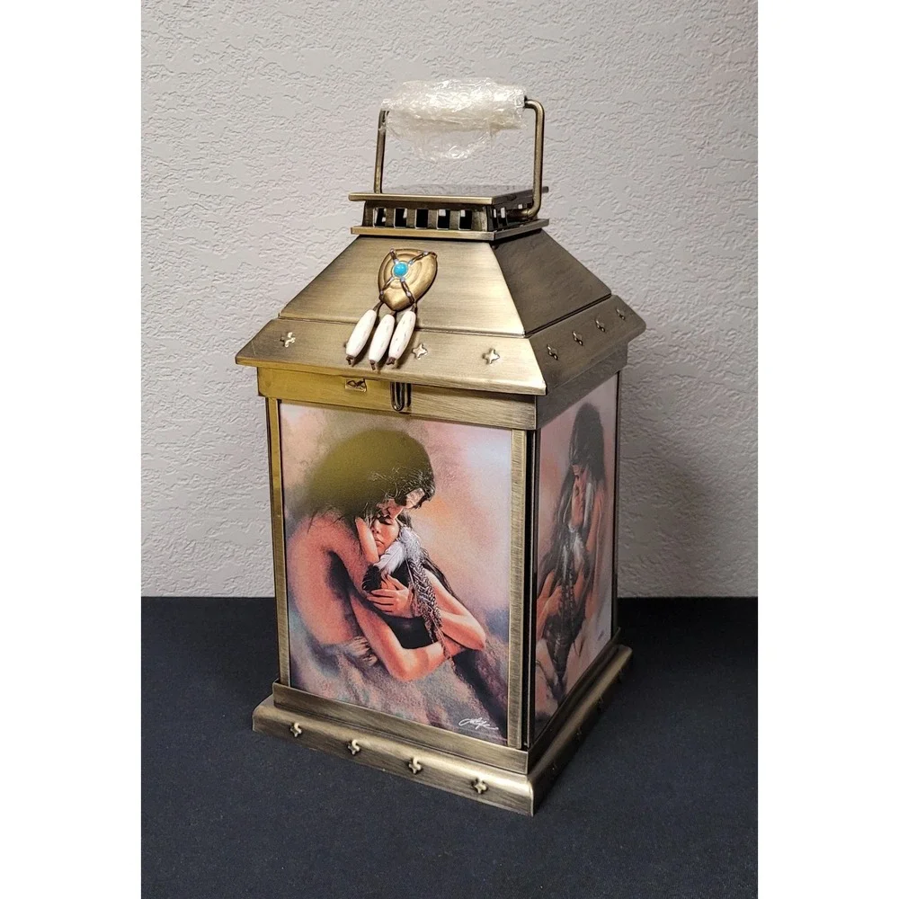 The Bradford Exchange Lee Bogle Glowing Spirit Lantern Rare Limited Edition